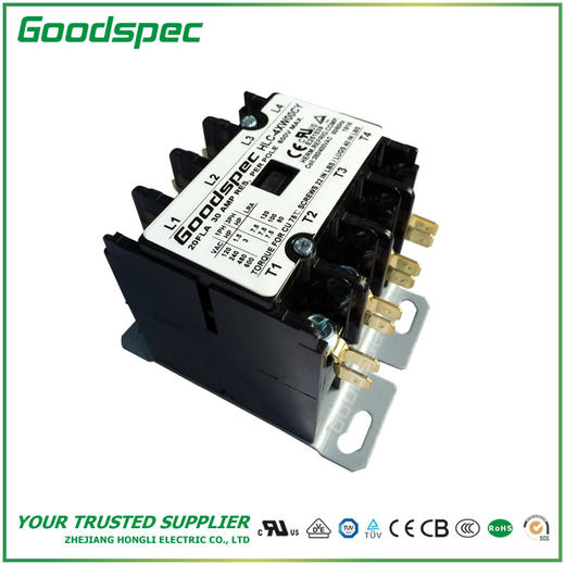 HLC-4XW00CY(4P/20A/380-400VAC)空调接触器 商品图1