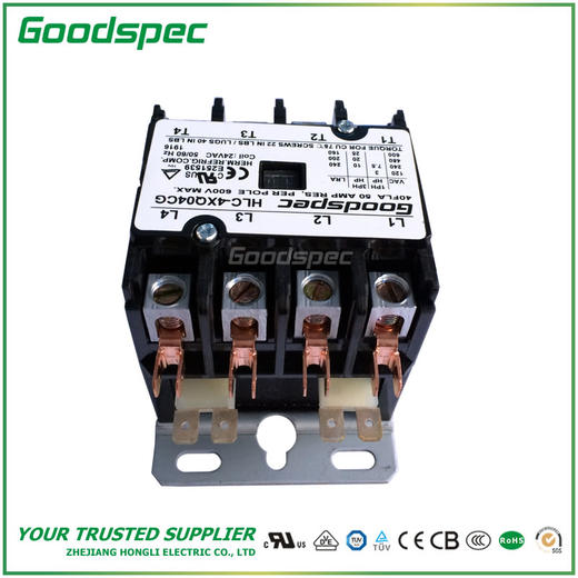 HLC-4XQ04CG(4P/40A/24VAC)空调接触器 商品图3