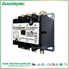 HLC-4XW00CY(4P/20A/380-400VAC)空调接触器