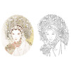工笔人物白描底稿-其他人物-戏曲人物小品-B101 商品缩略图0