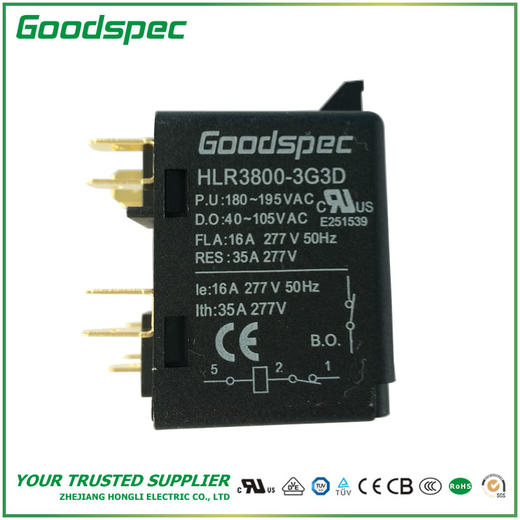 HLR3800-3G3D单相电动机(压缩机)起动继电器 商品图3