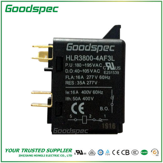 HLR3800-4AF3L单相电动机(压缩机)启动继电器 商品图1