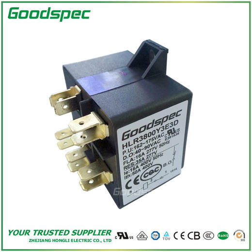 HLR3800-3E3D单相电动机(压缩机)启动继电器 商品图0