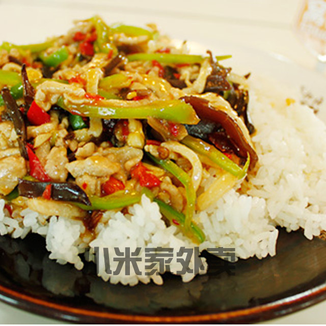泡椒鸡杂套饭