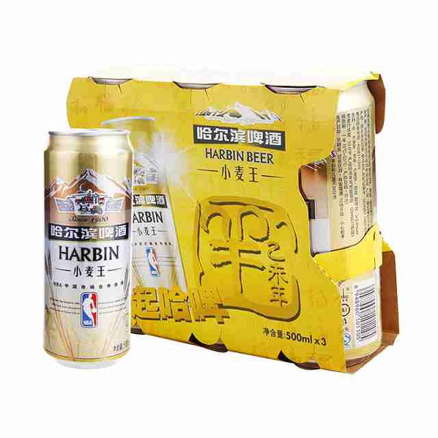 500ml 哈尔滨小麦王/3瓶装