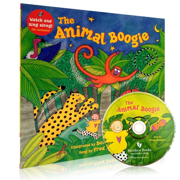 英文原版 the animal boogie 动物的舞蹈 附cd 廖彩杏