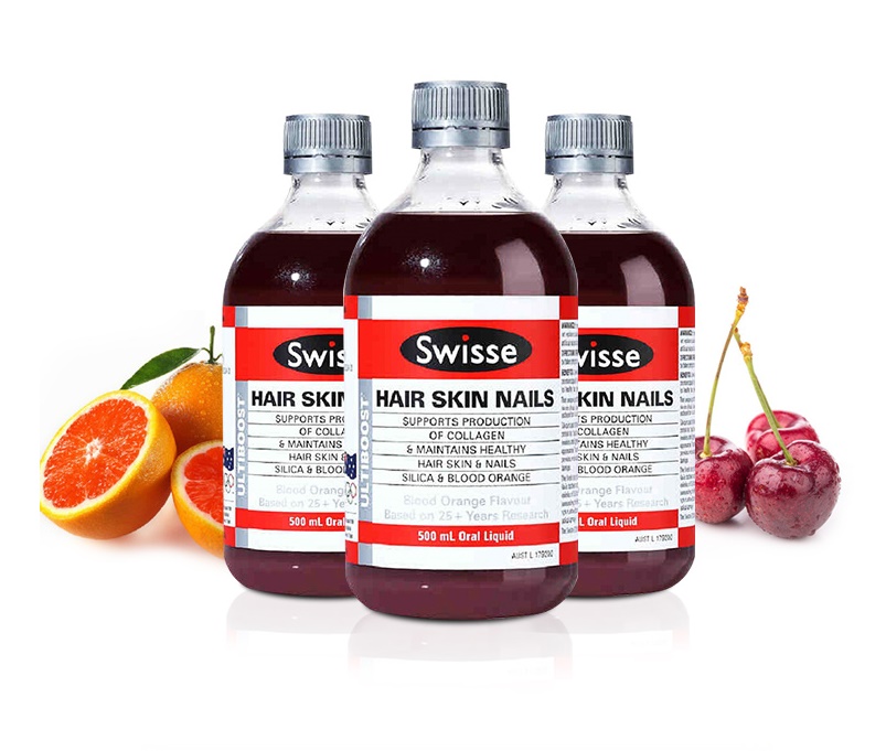 澳洲原装进口swisse胶原蛋白口服液500ml 天然血橙精华 美白养颜