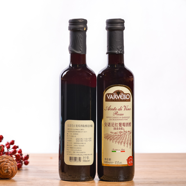 意大利进口 安诺尼红葡萄酒醋 500ml/瓶