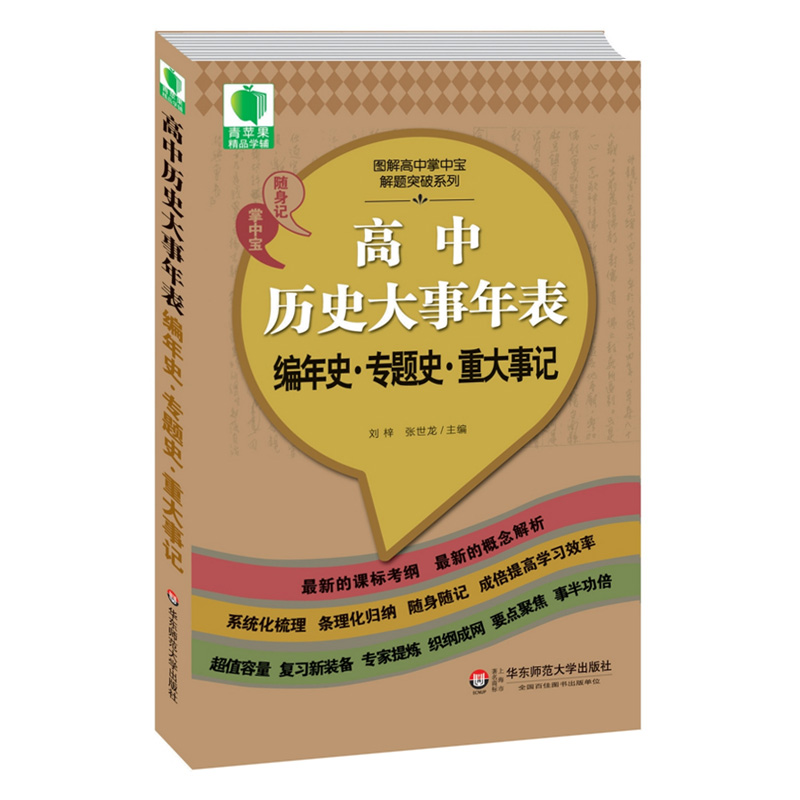 高中历史大事年表 编年史 专题史 重大事记 青苹果精品学辅 图解高中