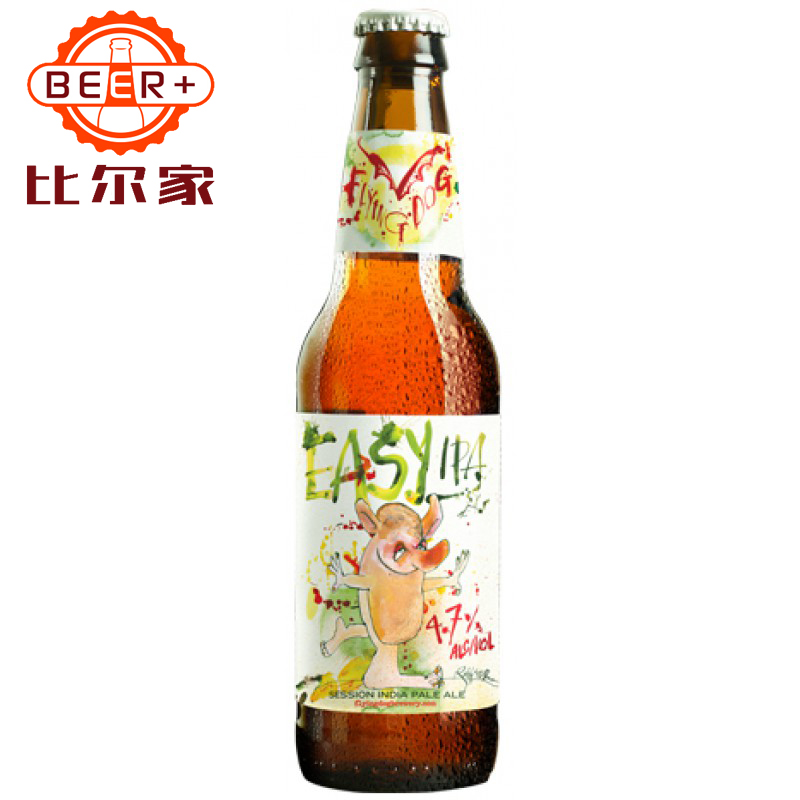 美国进口啤酒flying dog 飞狗简单ipa 355ml*24瓶