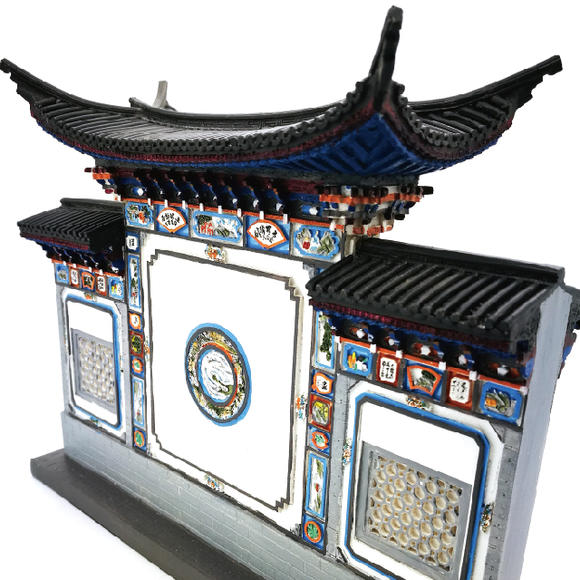 大理好礼白族建筑艺术照壁景观摆件