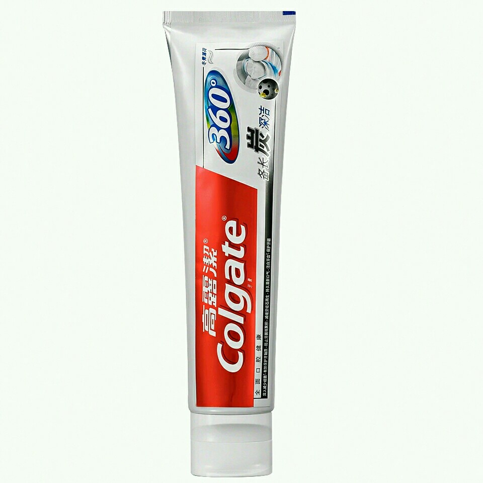 高露洁牙膏360度备长炭深洁牙膏180克 冬青薄荷香型