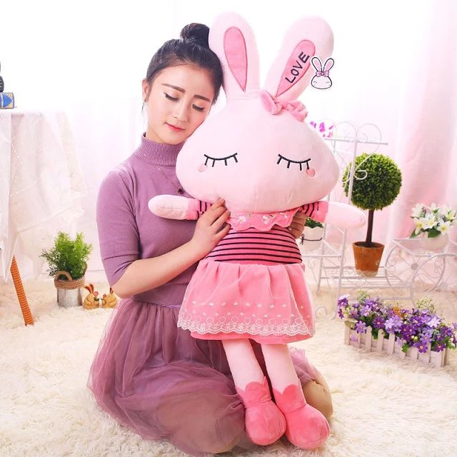 毛绒玩具兔子公仔大号布娃娃儿童兔玩偶美人兔小白兔女生生日礼物