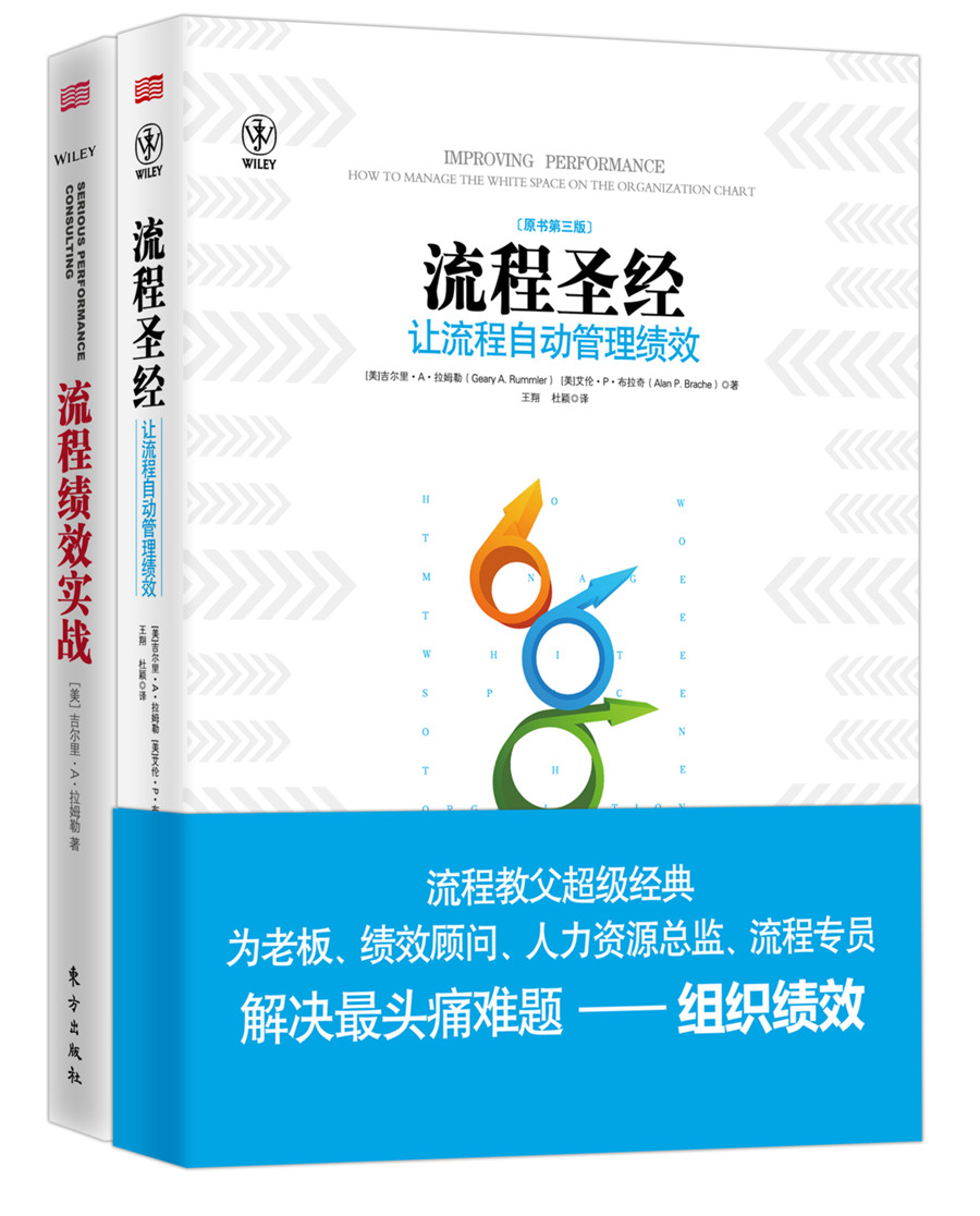 《流程圣经：让流程自动管理绩效》+《流程绩效实战》套装，流程教父拉姆勒经典之作