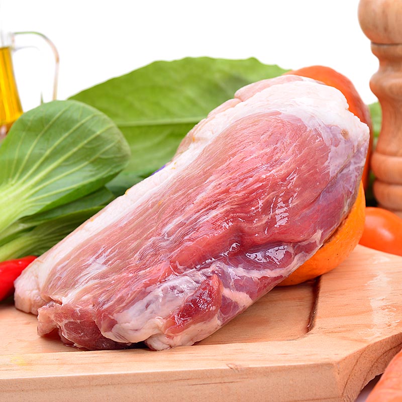 农场自养猪后腿肉(带皮)