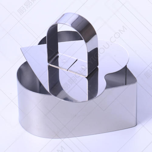 心形塑形模具 不锈钢塑形模具 融合菜 凉菜塑形模具 商品图3