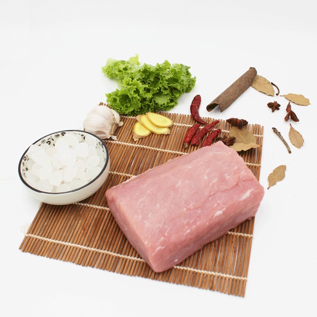 【万福】新鲜带膘外脊 带膘3#肉 里脊通脊1kg(非冻品)