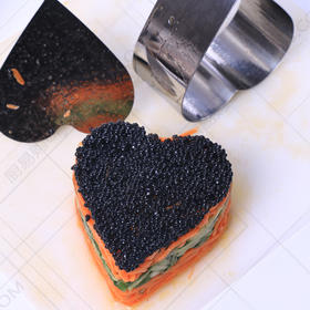 心形塑形模具 不锈钢塑形模具 融合菜 凉菜塑形模具