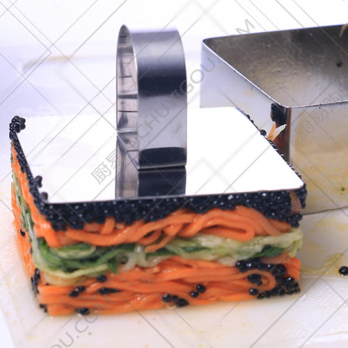 四方塑形模具 不锈钢塑形模具 融合菜 凉菜塑形模具 商品图2