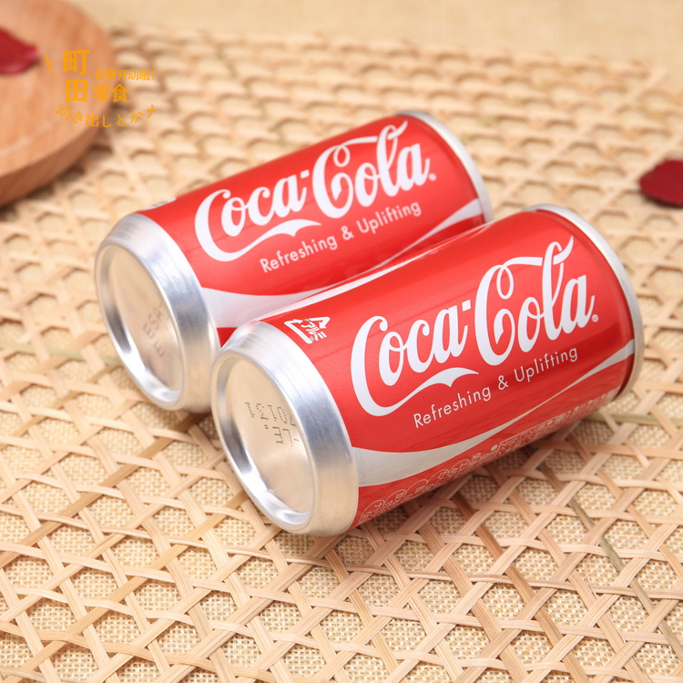 日本进口饮料*coca cola可口可乐冰爽碳酸饮料迷你罐装160ml 9187