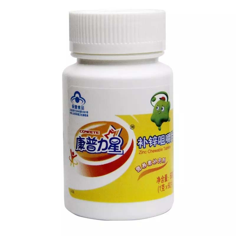 安琪纽特 康普力星牌-补锌咀嚼片 (1g/片*60片)