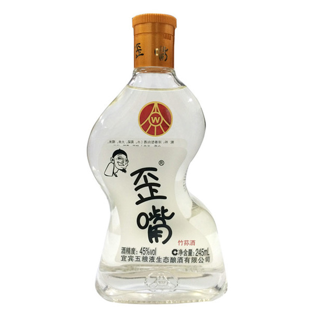 五粮液歪嘴小酒 二锅头52度浓香型白酒100ml