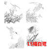 15幅白鹭白描合集--无彩图-整套出售-DB11 商品缩略图0