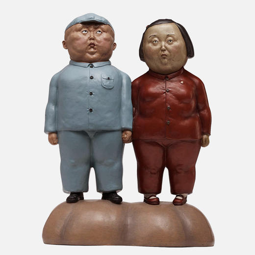 稀奇艺术限量雕塑摆件瞿广慈作品《站在高岗上》配精美礼物包装盒 商品图1