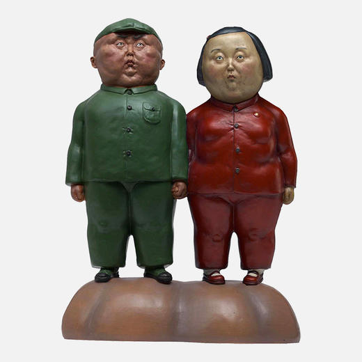 稀奇艺术限量雕塑摆件瞿广慈作品《站在高岗上》配精美礼物包装盒 商品图3
