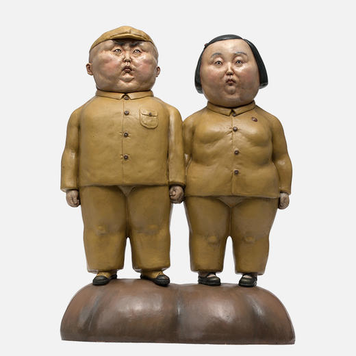 稀奇艺术限量雕塑摆件瞿广慈作品《站在高岗上》配精美礼物包装盒 商品图4