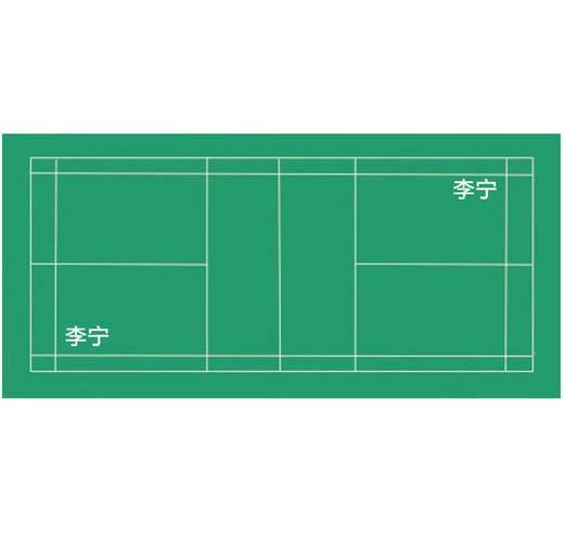 李宁 CN100 拉链拼装技术地胶 高弹性减震耐磨 羽毛球地胶 商品图0