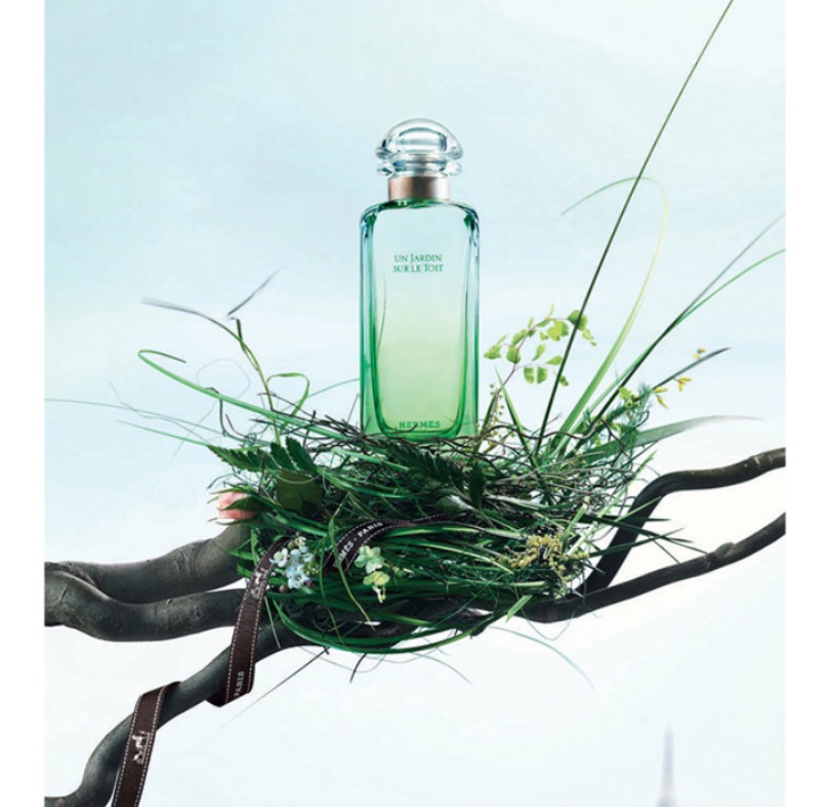 hermes爱马仕un jardin sur le toit空中花园中性淡香水 50 ml