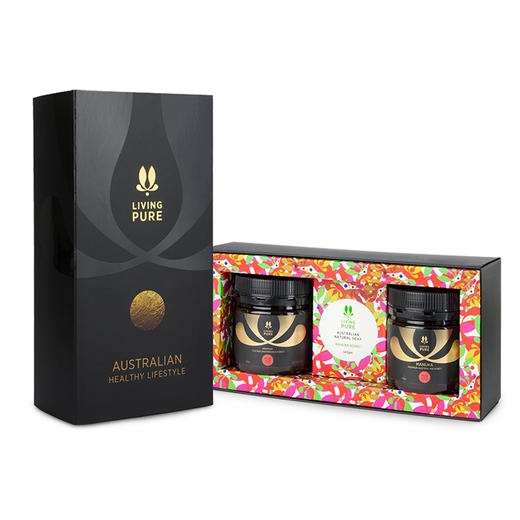 「麦卢卡蜂蜜」礼盒（MGO100+两瓶+天然香皂一块） 商品图0