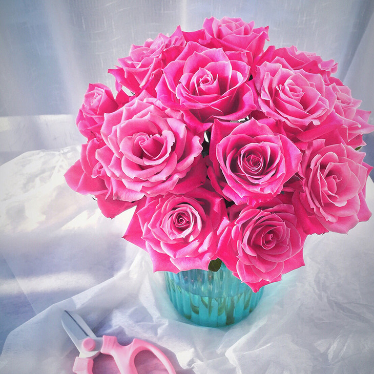 泰姬玫瑰鲜花花束