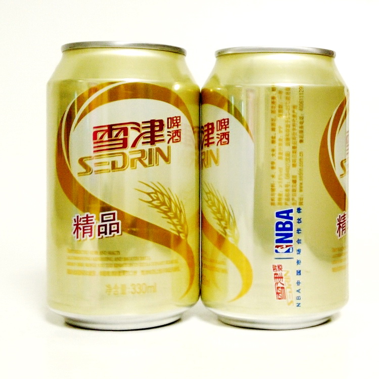 雪津啤酒罐精品330ml*24听
