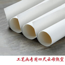 徽宣定制工笔画专用四尺云母熟宣纸10张装