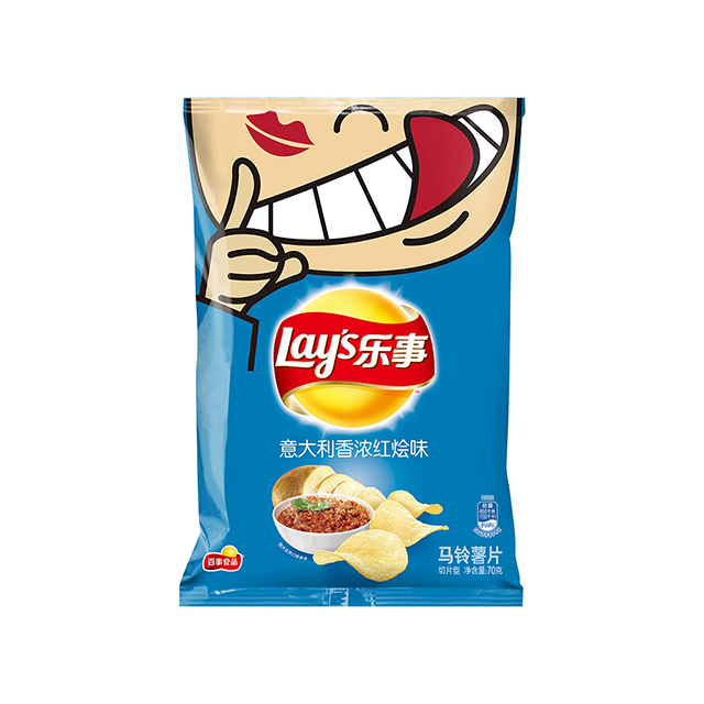 乐事薯片红烩味70g