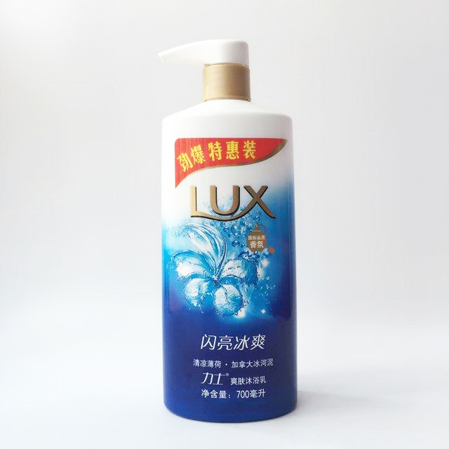 28333力士沐浴露闪亮冰爽清凉薄荷沐浴露700ml