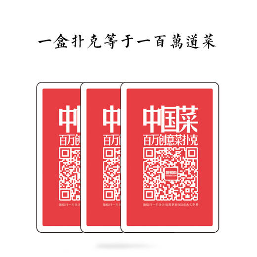 百万创意菜谱图库【纪念扑克】 商品图1