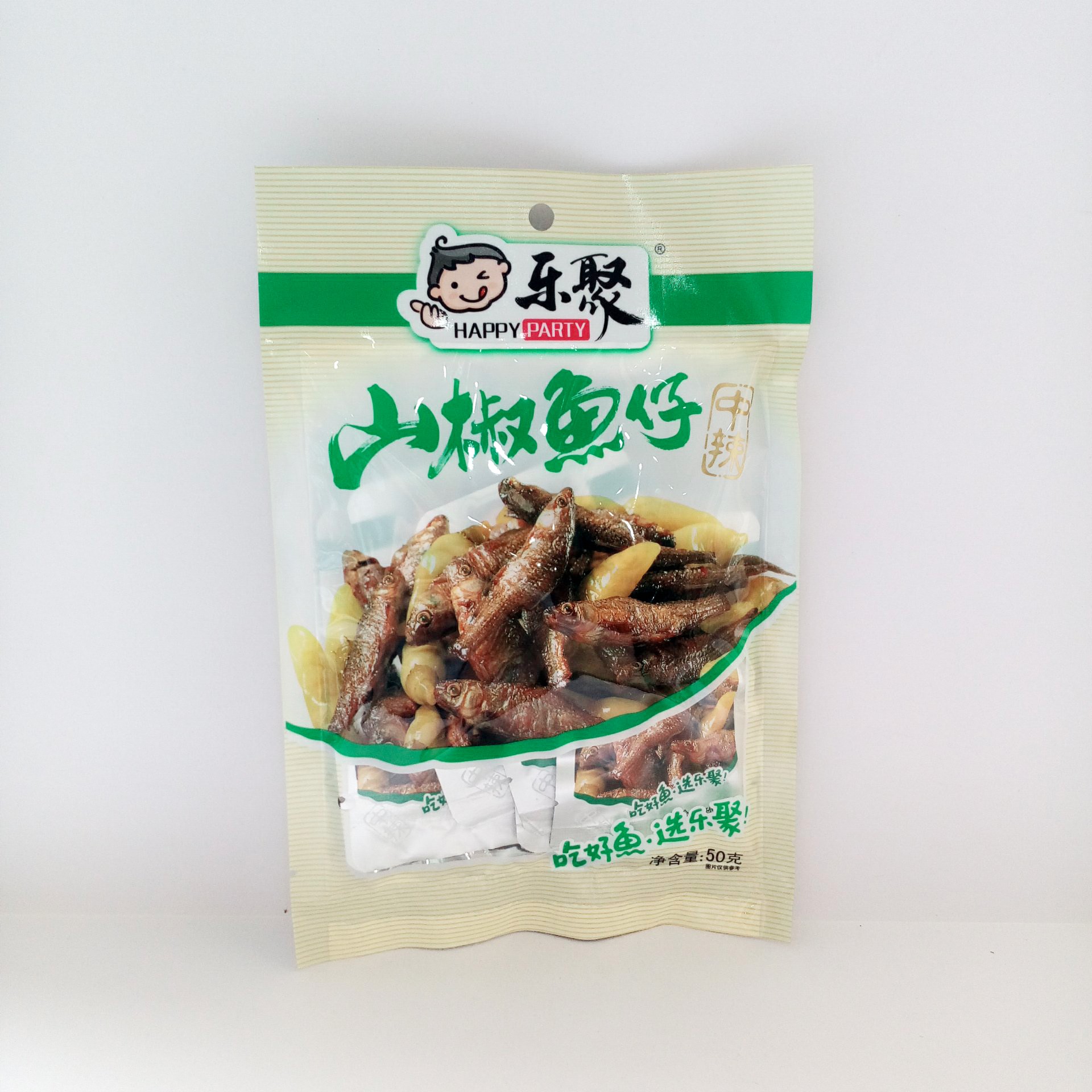 乐聚 山椒鱼仔 中辣 50g