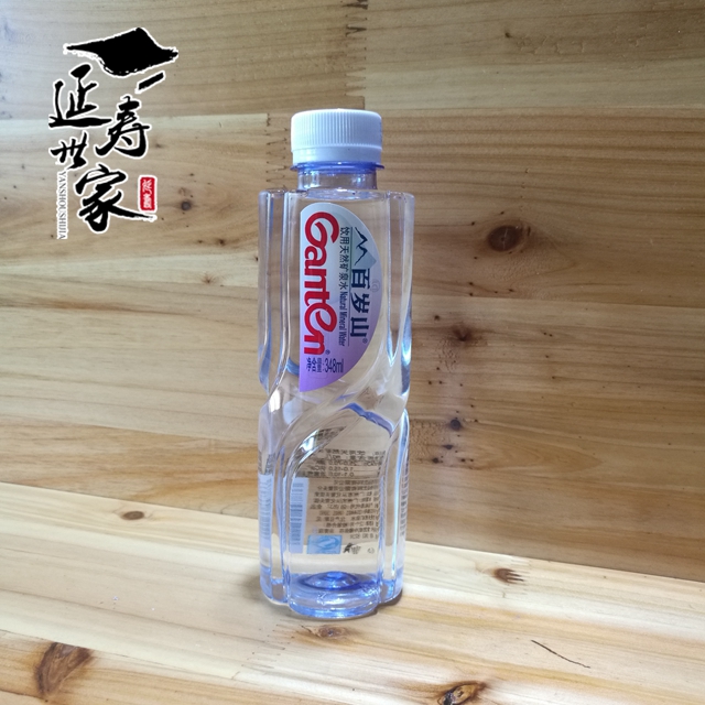 延寿世家 景田 百岁山 天然矿泉水 348ml