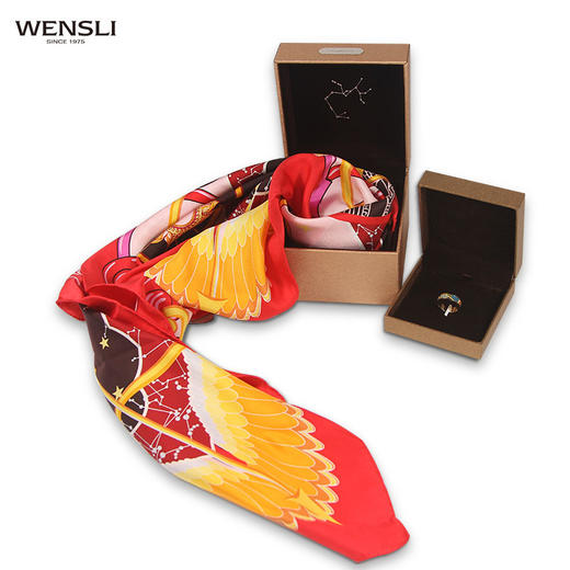 (永久下架)星动小金盒之挚爱永恒款 星座丝巾 商品图1