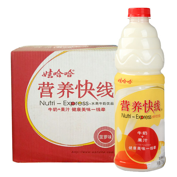 哇哈哈营养快线1.5l菠萝味 6入装