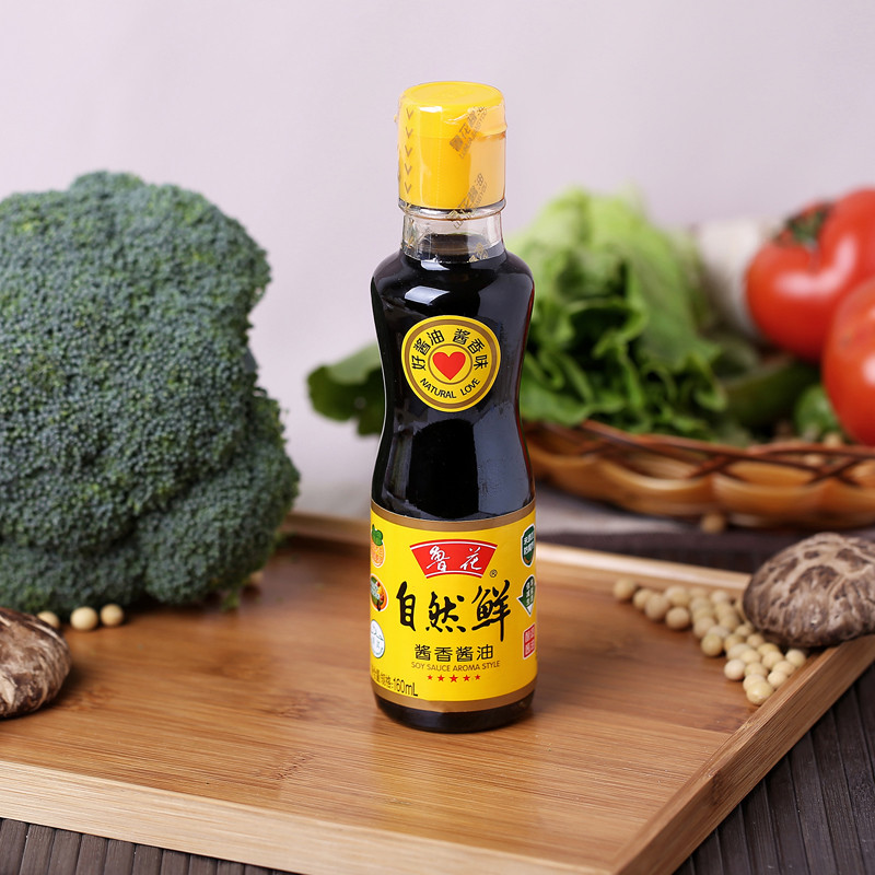 鲁花自然鲜酱油160ml-1.28l