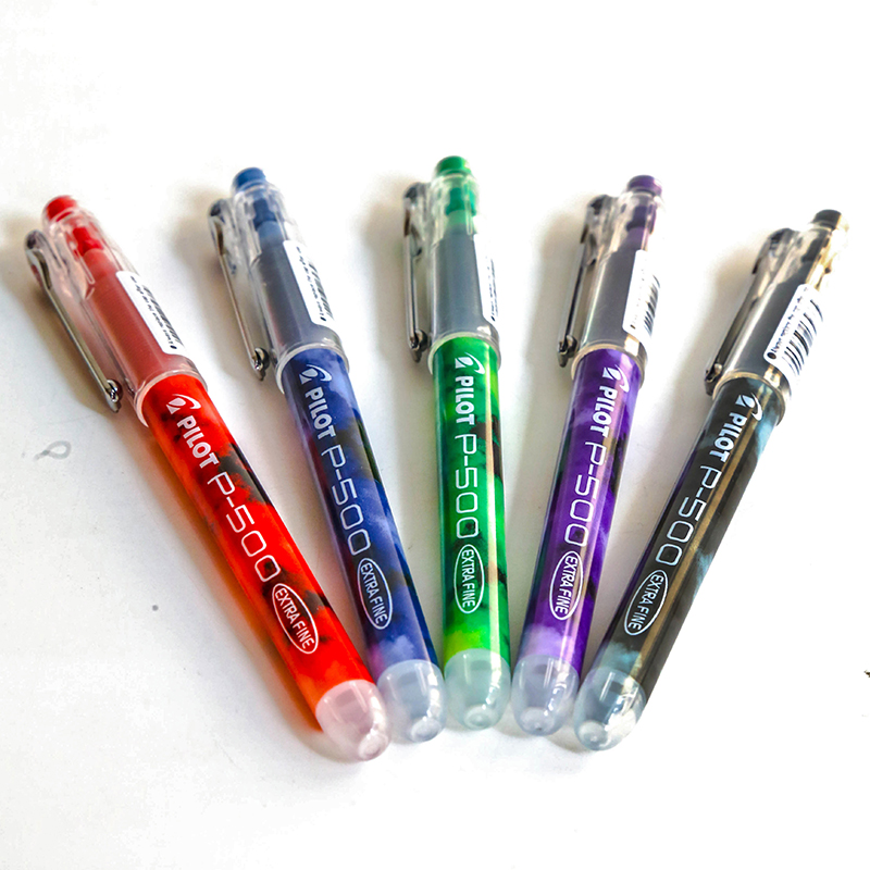 正品pilot日本百乐中性笔bl-p50p500针管考试水笔签字