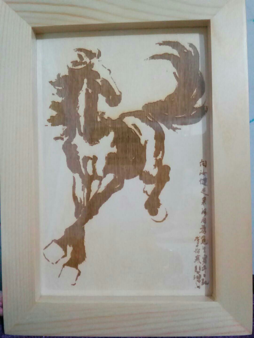 木板刻画