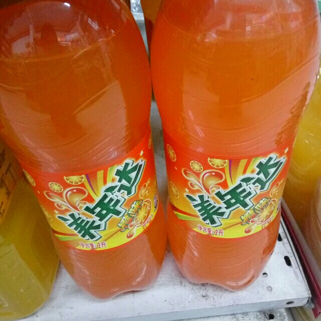 美年达橙味2l