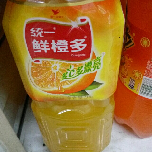 统一鲜橙多2l