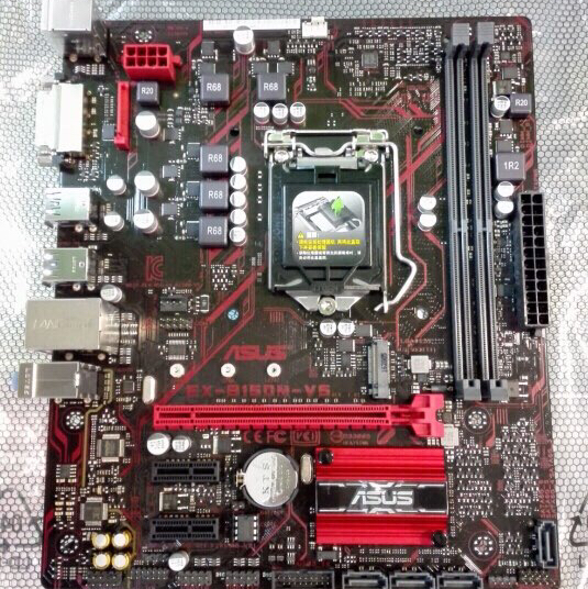 asus华硕ex-b150m-v5 主板 b150m lga1151 ddr4 替代