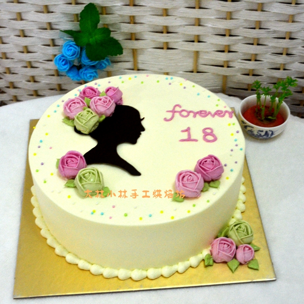 【玫瑰女神】裱花蛋糕 生日蛋糕 奶油蛋糕 芝士蛋糕 慕斯蛋糕
